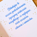3298 KARTA Z ŻYCZENIAMI DLA NAUCZYCIELA ZAKOŃCZENIE ROKU DZIEŃ NAUCZYCIELA