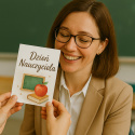 3298 KARTA Z ŻYCZENIAMI DLA NAUCZYCIELA ZAKOŃCZENIE ROKU DZIEŃ NAUCZYCIELA