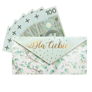 KOPERTA NA PIENIĄDZE OZDOBNA Z ŻYCZENIAMI DLA CIEBIE