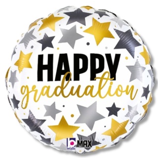 BALON DLA UCZNIÓW, STUDENTÓW 46cm HAPPY GRADUATION