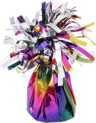 WIELOKOLOROWY CIĘŻAREK DO BALONÓW FOLIOWY OBCIĄŻNIK 1szt.