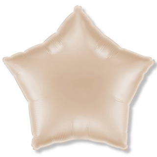 BALON FOLIOWY GWIAZDKA KALIFORNIJSKIE ZŁOTO 46cm BALON GŁADKA GWIAZDKA