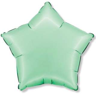 BALON FOLIOWY GWIAZDKA SATIN MINT 46cm BALON GWIAZDKA MIĘTOWA