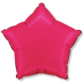 BALON FOLIOWY GWIAZDKA SATIN LIPSTICK 46cm BALON GWIAZDKA RÓŻOWA SZMINKA