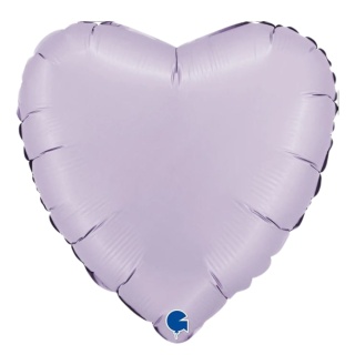 BALON FOLIOWY SERCE LILAC 46cm BALON SERCE FIOLETOWE