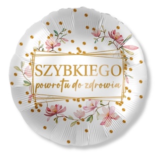 BALON SZYBKIEGO POWROTU DO ZDROWIA 43cm BALON DO SZPITALA