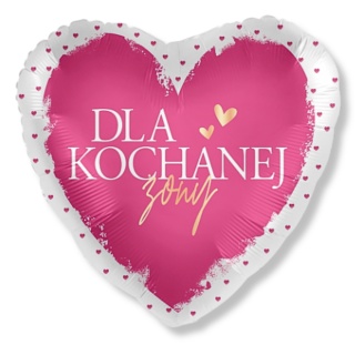BALON DLA KOCHANEJ ŻONY 43cm BALON DLA ŻONY ROCZNICA