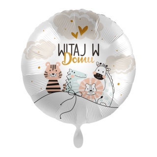 BALON WITAJ W DOMU 43cm BALON NA POWITANIE DZIECKA
