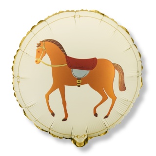 BALON FOLIOWY Z KONIEM 45cm BALON HORSE PARTY