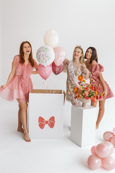 BALON FOLIOWY BRIDE 45cm DEKORACJA NA WIECZÓR PANIEŃSKI