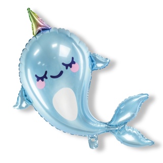 BALON FOLIOWY NARWAL 53x87cm BALON NARWAL PODWODNY ŚWIAT