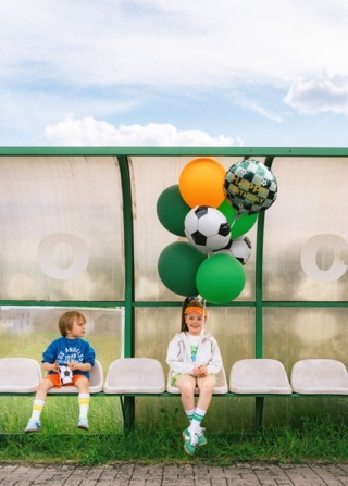 BALON URODZINOWY PIŁKA NOŻNA 45cm BALON HAPPY BIRTHDAY