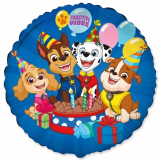 BALON FOLIOWY PSI PATROL URODZINY 45cm BALON URODZINOWY PSI PATROL