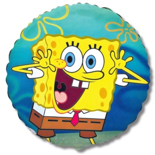 BALON FOLIOWY SPONGEBOB 45cm BALON SPONGEBOB KANCIASTOPORTY