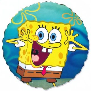 BALON FOLIOWY SPONGEBOB 45cm BALON SPONGEBOB KANCIASTOPORTY