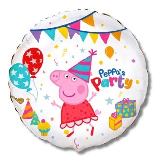 BALON FOLIOWY ŚWINKA PEPPA PARTY 45cm PEPPA PIG BALON