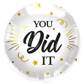 BALON FOLIOWY YOU DID IT GRATULACJE 45cm BALON GRATULACYJNY