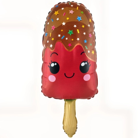 BALON LÓD NA PATYKU 85cm BALON FOLIOWY LÓD