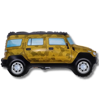 BALON SAMOCHÓD TERENOWY SUV 85cm BALON ZIELONY SUV