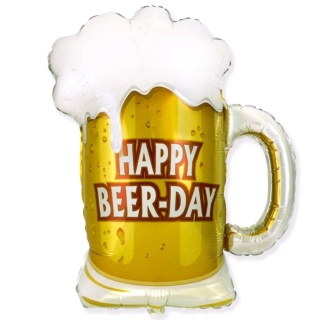 BALON URODZINOWY KUFEL PIWA 68cm BALON PIWO HAPPY BIRTHDAY