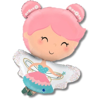 BALON WRÓŻKA LATAJĄCA 69cm BALON WRÓŻKA CZARODZIEJKA