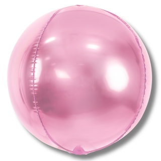 BALON FOLIOWY KULA RÓŻOWA 40cm BALON KULA PINK