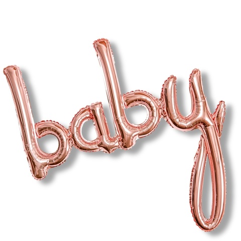 BALON NAPIS BABY 73x75cm NAPIS BALONOWY BABY