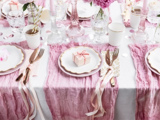 PUDEŁKA NA UPOMINKI DLA GOŚCI 10szt. RÓŻOWE W KROPKI