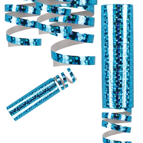 SERPENTYNA NIEBIESKA HOLOGRAFICZNA URODZINY SYLWESTER STUDNIÓWKA