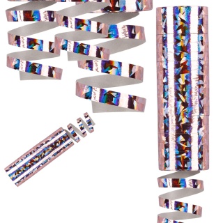 SERPENTYNA RÓŻOWA JASNA HOLOGRAFICZNA URODZINY SYLWESTER STUDNIÓWKA