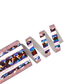 SERPENTYNA RÓŻOWA JASNA HOLOGRAFICZNA URODZINY SYLWESTER STUDNIÓWKA