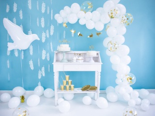 ZŁOTY OBCIĄŻNIK DO BALONÓW CIĘŻAREK FOLIOWY 1szt.