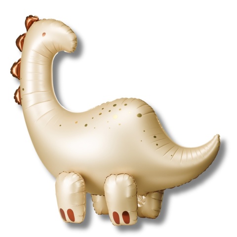 STOJĄCY BALON FOLIOWY DUŻY DINOZAUR 121x102cm NAPEŁNIANY POWIETRZEM