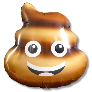 BALON FOLIOWY ZABAWNA KUPA 69cm BALON KUPA