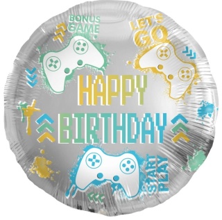 BALON URODZINOWY DLA GRACZA 45cm BALON DLA GRACZA PADY GAME