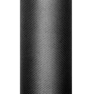TIUL W ROLCE CZARNY 9m szer. 15cm