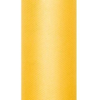 TIUL W ROLCE ŻÓŁTY 9m szer. 15cm
