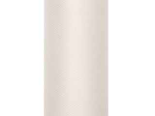 TIUL W ROLCE KREMOWY 9m szer. 15cm