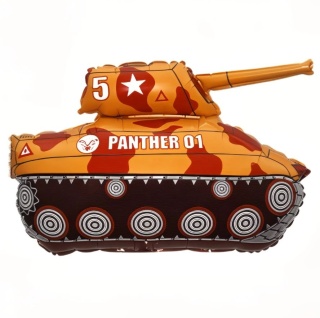 BALON FOLIOWY CZOŁG WOJSKOWY 80cm BALON WOJSKOWY CZOŁG