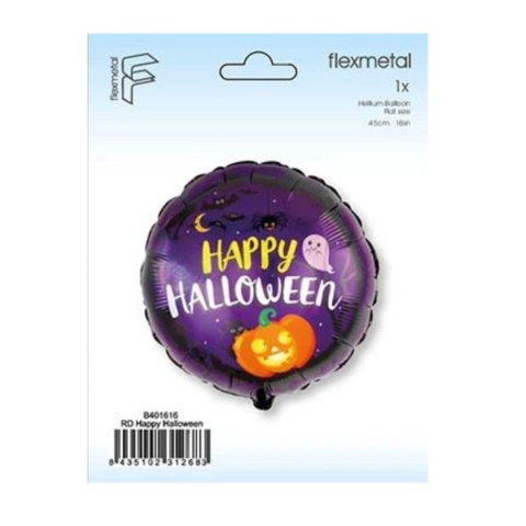 BALON FOLIOWY HAPPY HALLOWEEN 45cm BALON NA HALLOWEEN
