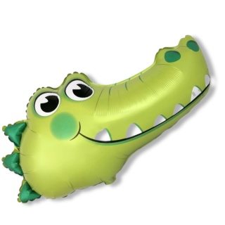 BALON FOLIOWY KROKODYL 79cm BALON GŁOWA KROKODYLA