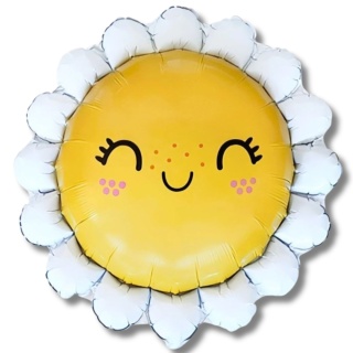 BALON FOLIOWY KWIATEK STOKROTKA 75cm BALON STOKROTKA