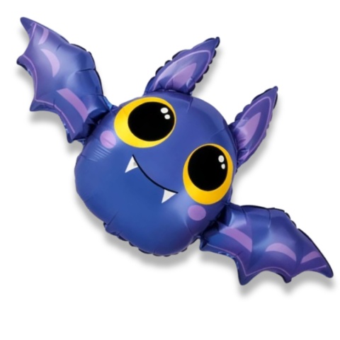 BALON FOLIOWY NIETOPERZ 111cm BALON NA HALLOWEEN NIETOPERZ