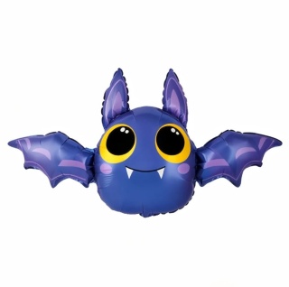 BALON FOLIOWY NIETOPERZ 111cm BALON NA HALLOWEEN NIETOPERZ