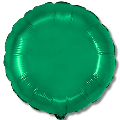 BALON FOLIOWY OKRĄGŁY ZIELONY 45cm BALON ZIELONA PASTYLKA