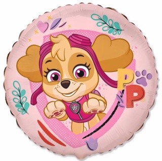 BALON FOLIOWY PSI PATROL SKYE 45cm BALON SKYE RÓŻOWY