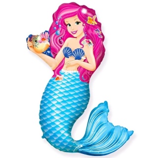 BALON FOLIOWY SYRENKA 109cm BALON SYRENKA PODWODNY ŚWIAT