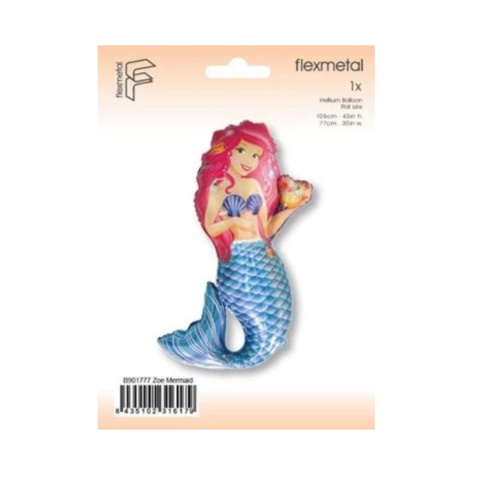 BALON FOLIOWY SYRENKA 109cm BALON SYRENKA PODWODNY ŚWIAT