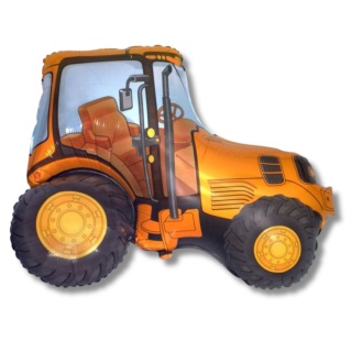 BALON FOLIOWY TRAKTOR POMARAŃCZOWY 94cm BALON TRAKTOR CIĄGNIK
