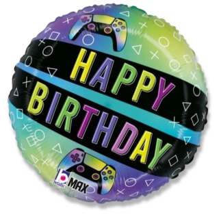 BALON URODZINOWY PADY GRA 45cm BALON DLA GRACZA PADY